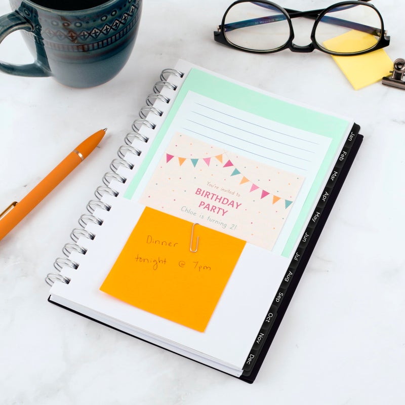 Mead 2026 Planner, Weekly & Monthly, 15-Month, 5-1/2"" x 8-1/2"", Small, Basic, Black (CRW4200526) - Image 5